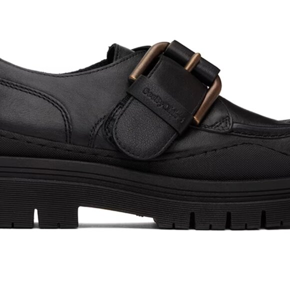 See by Chloé Black Willow Loafers size 37 (US 7) - Picture 6 of 9